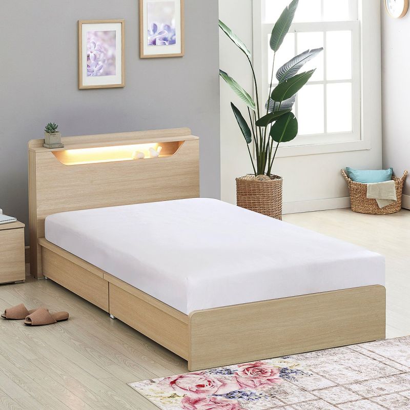 Bavlněné napínací plátěné prostěradlo, s gumou 90x200cm, bílé