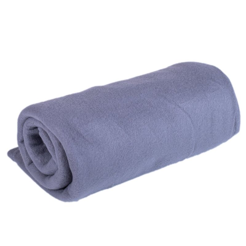 Deka fleece MyHouse UNI ŠEDÁ jednobarevná, 150x200cm