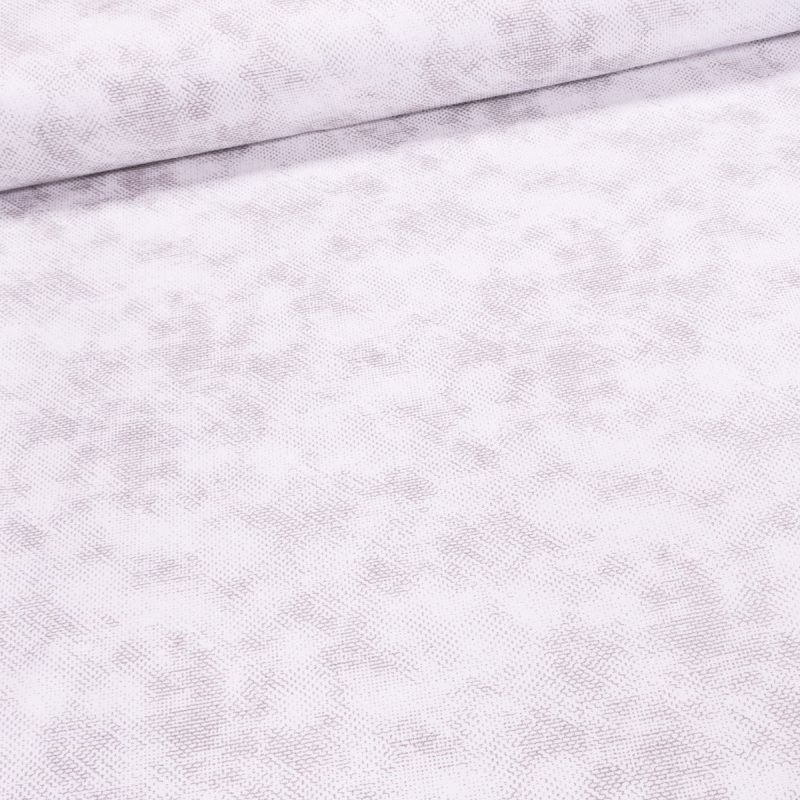 Dekorační závěs SINOP 05, béžový vzor na bílé, šířka 145cm (látka v metráži)