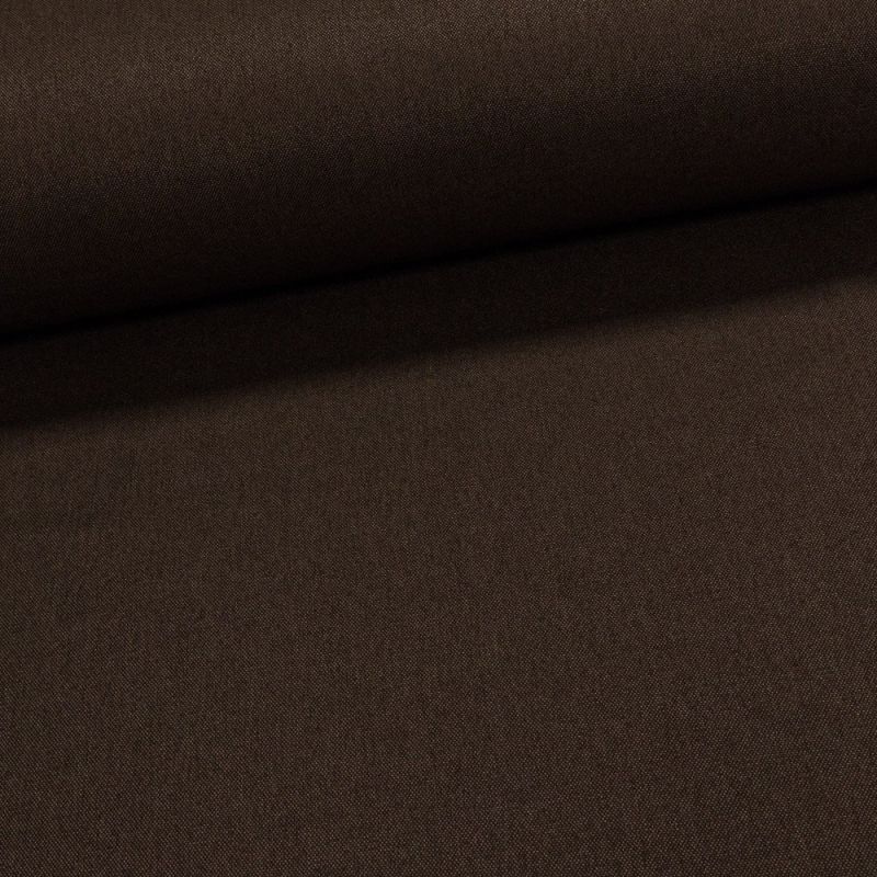 Potahová látka / termoizolační závěs do dveří LUNA 27 tmavě hnědá, š.145cm (látka v metráži)