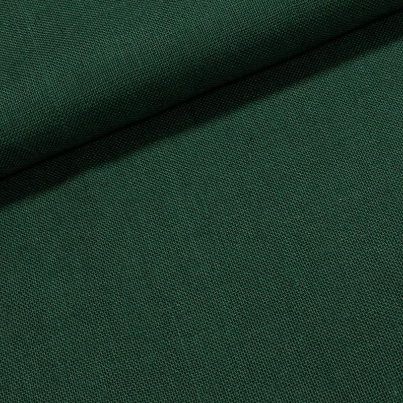 Juta technická (pytlovina), gramáž 365 g/m2, jemná, jednobarevná tmavě zelená (19), š.150cm (látka v metráži)