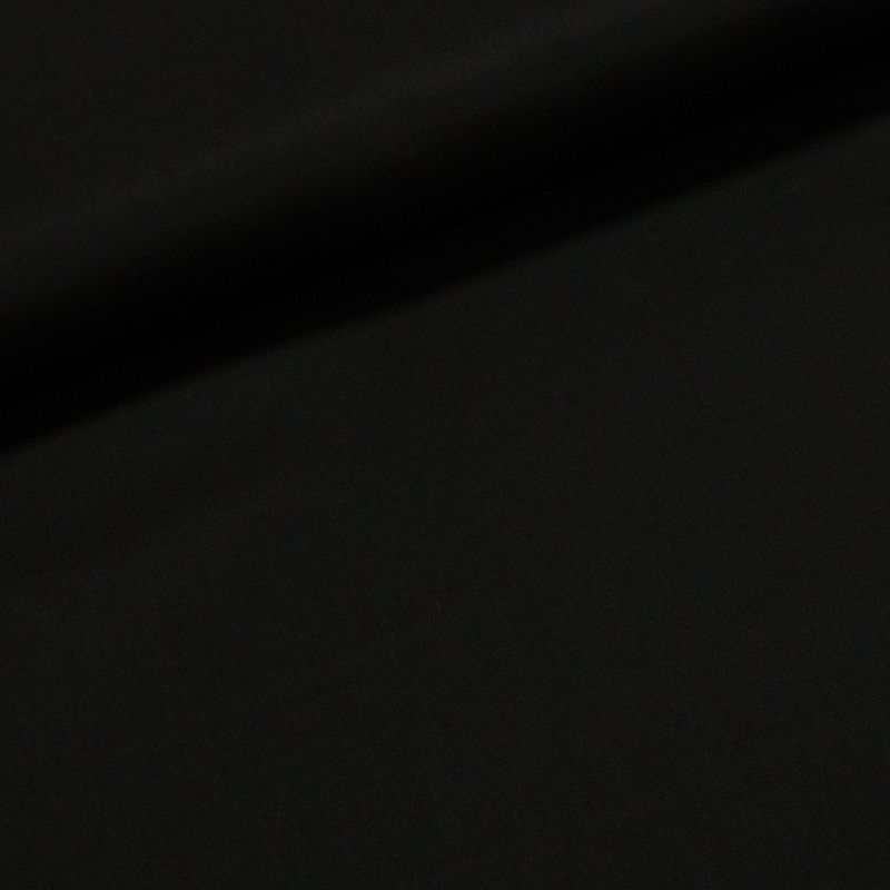 Bavlněný kepr 10 jednobarevná černá, š.150cm (látka v metráži)