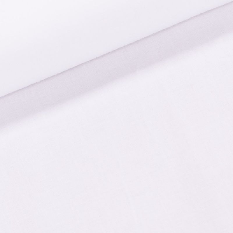 Košilovina bavlněná / batist NIKOLA, jednobarevná bílá, š.150cm (látka v metráži)