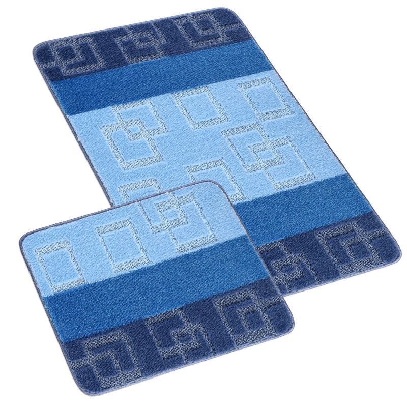 Koupelnová předložka BANY, KOSTKY MODRÉ (více rozměrů)