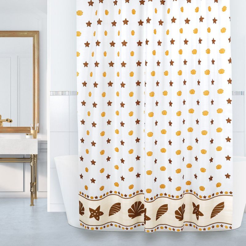 Koupelnový závěs MUŠLE, 180x200cm