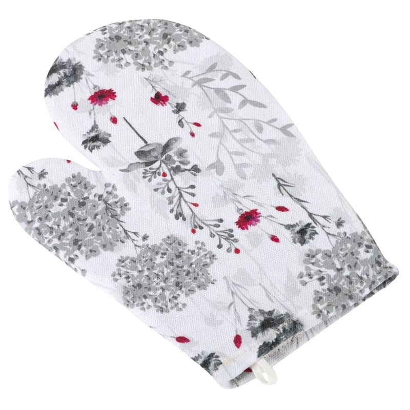 Kuchyňská chňapka DITA 405, ŠEDÉ VĚTVIČKY, 28x18cm