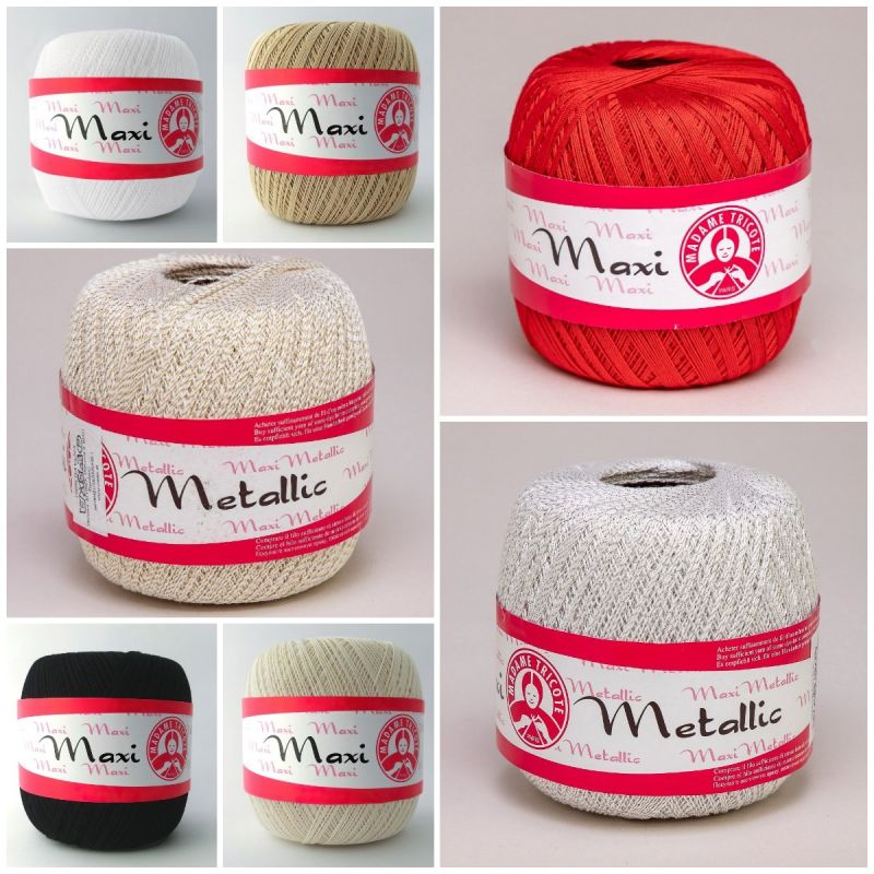 Pletací / háčkovací příze Madame Tricote paris MAXI, jednobarevná, 100g/565m