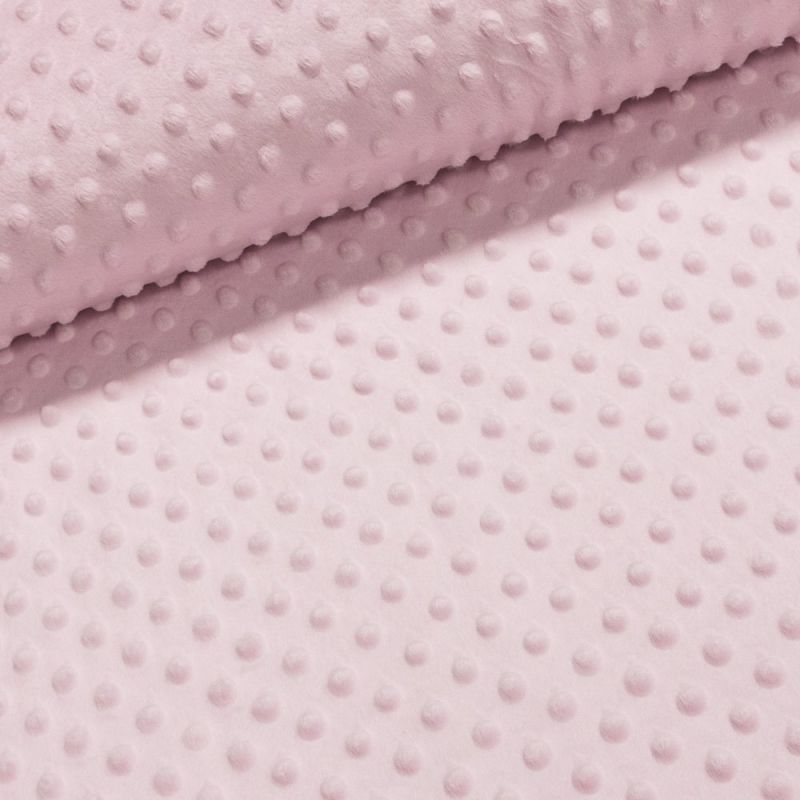 Minky 60701212 jednobarevná světle růžová, š.150cm (látka v metráži)