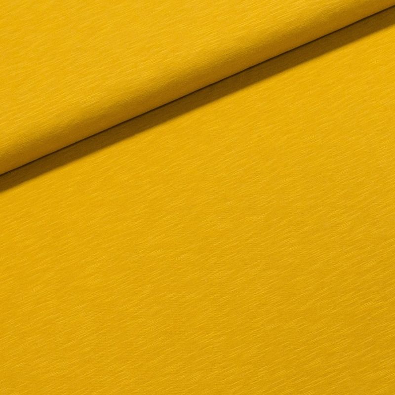 Modalový úplet 0711-004 žlutý žíhaný, š.145cm (látka v metráži)