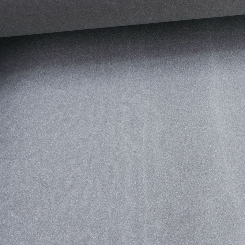 Molitan v metráži, tloušťka 10 mm, šedý měkký, šíře 130 cm – zvýhodněná cena (2. jakost)