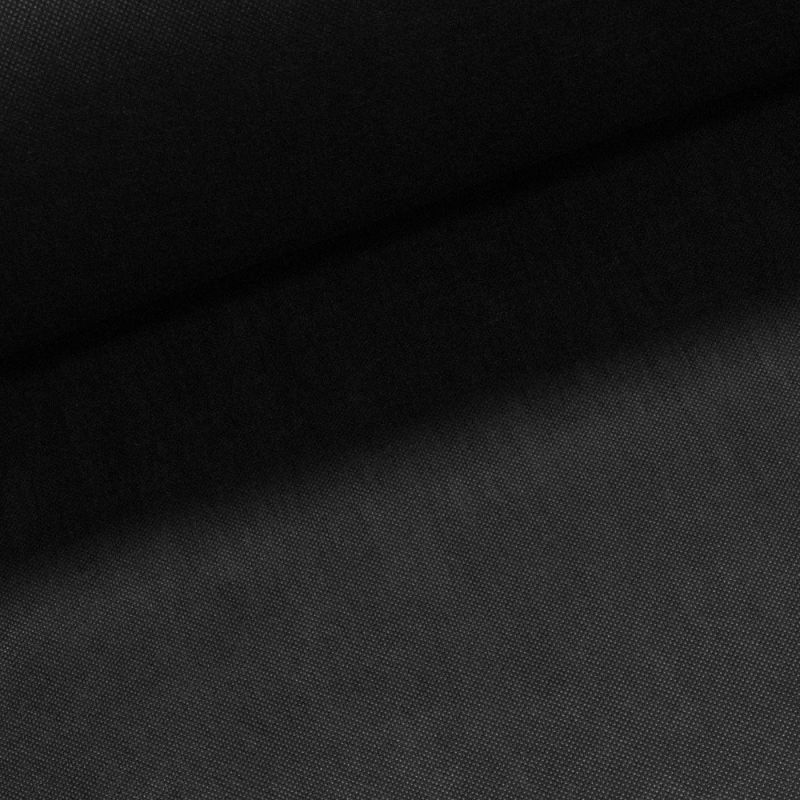 Netkaná textilie, černá, š. 160cm, 50g/m2, středně pevná (látka v metráži)