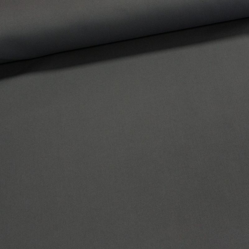 Potahové akrylové plátno (dralon, teflon) na zahradní nábytek, uni jednobarevná šedá režná, š.140cm (látka v metráži)