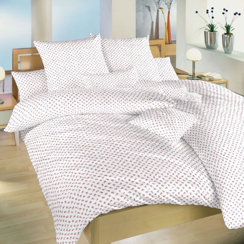 Povlečení MALÉ RŮŽE ČERVENÉ, bavlna hladká, 140x200cm + 70x90cm