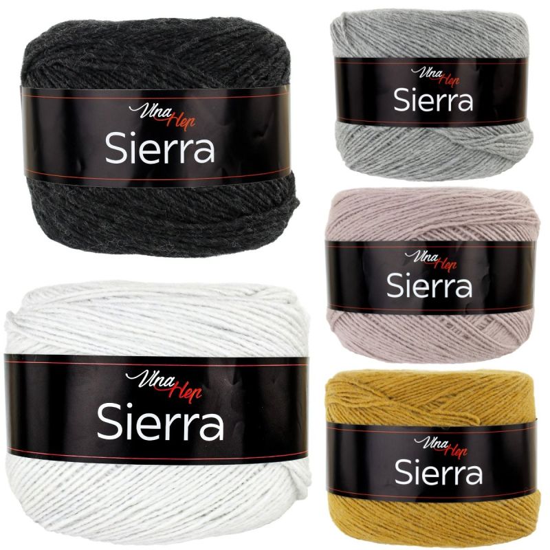 Pletací / háčkovací příze Vlna-Hep SIERRA jednobarevná, klasická 150g/450m