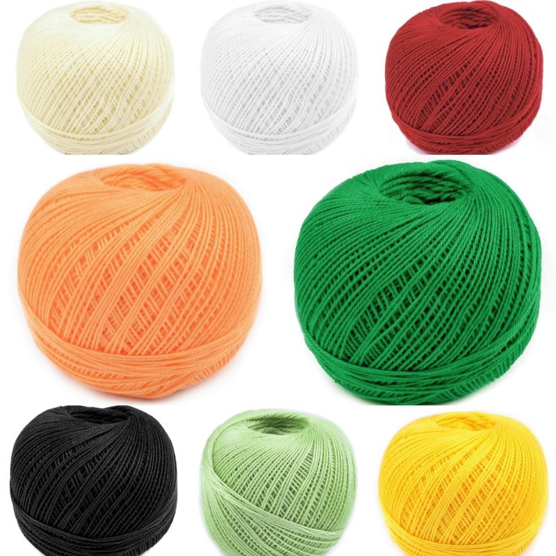 Pletací / háčkovací příze SNĚHURKA jednobarevná, 30g/200m