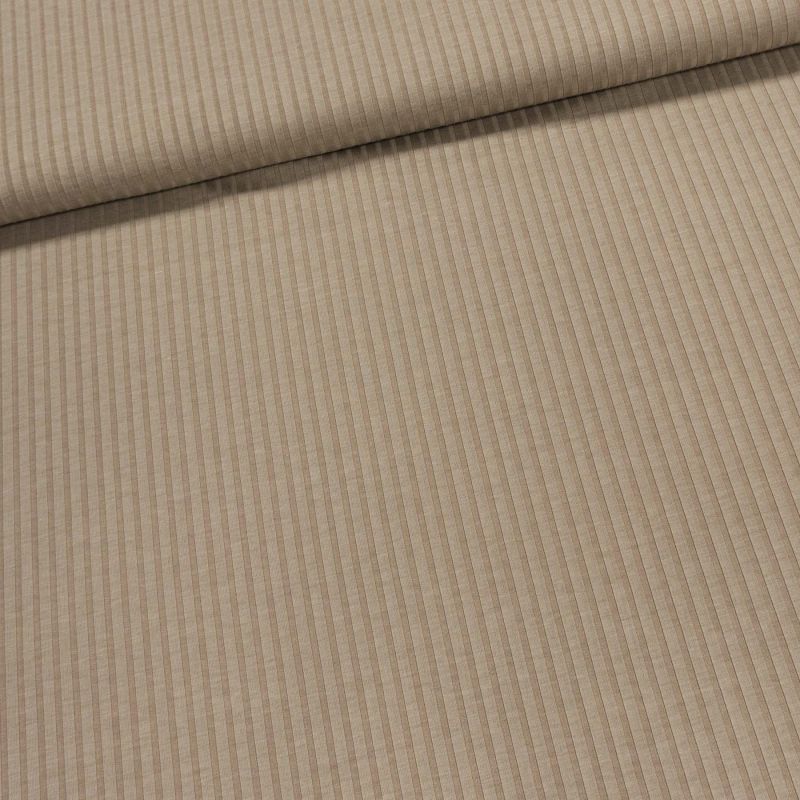 Směsový úplet hránkový STELA N6470, béžový, š.150cm (látka v metráži)