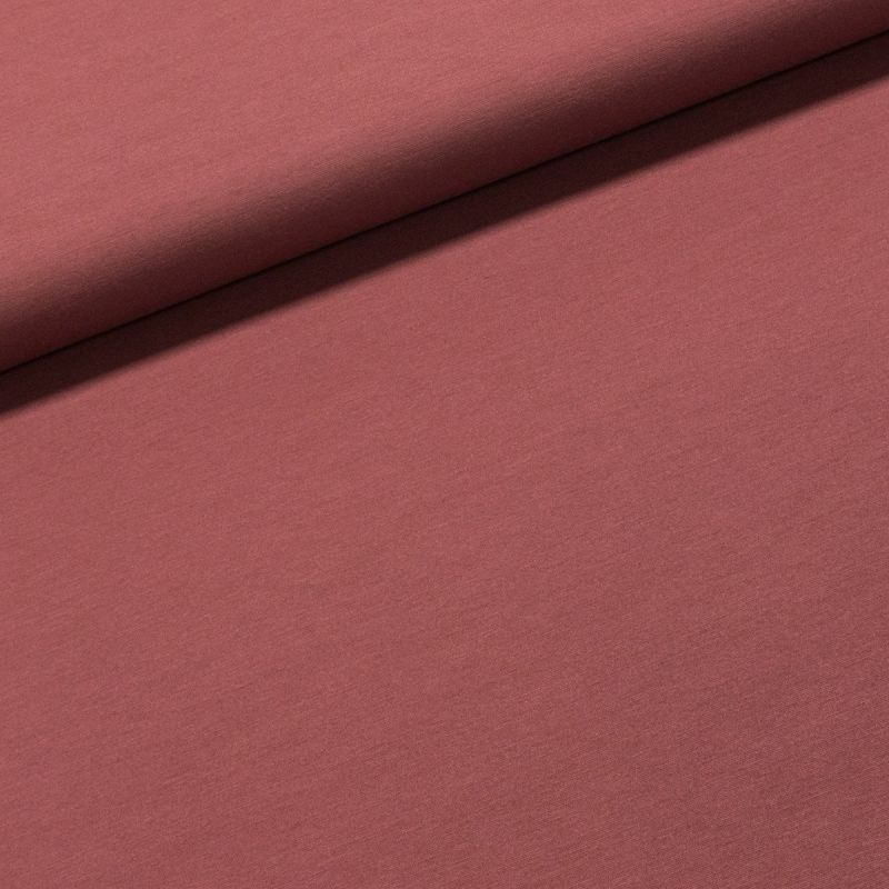 Směsový úplet NYLON PUNTO 21161, jednobarevný starorůžový, š.145cm (látka v metráži)