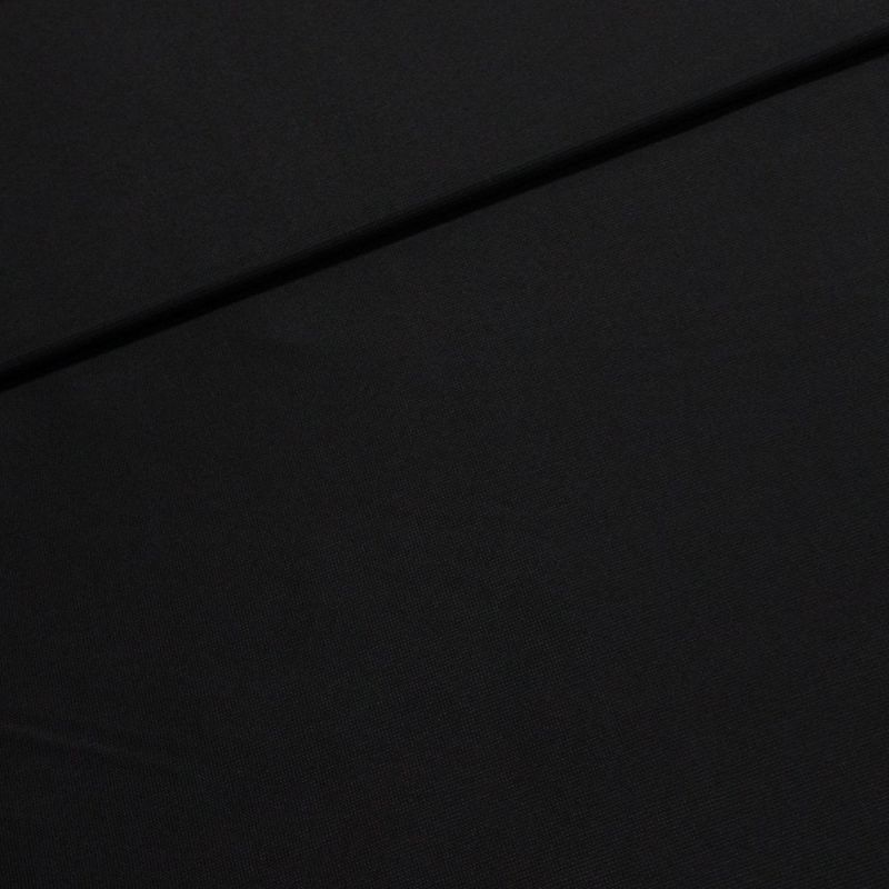 Šusťákovina (lehká kočárkovina) KENT 1 jednobarevná černá, š.150cm (látka v metráži)