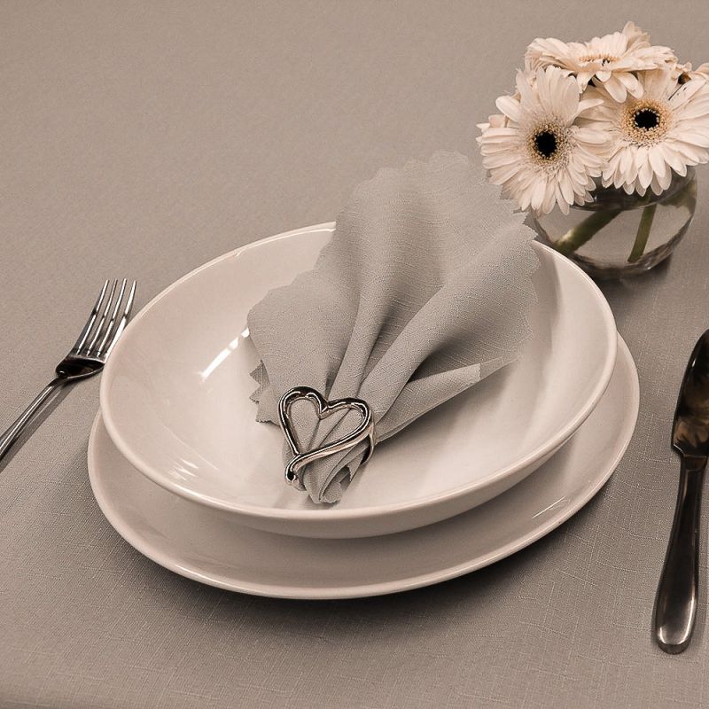 Nešpinivý / teflonový látkový ubrus UNI 3267 ŠEDÁ, (více rozměrů)