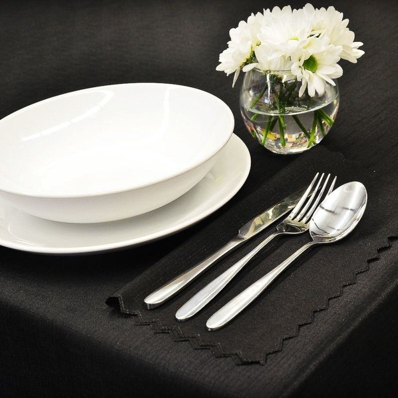 Nešpinivý / teflonový látkový ubrus UNI 3963 ČERNÁ, (více rozměrů)