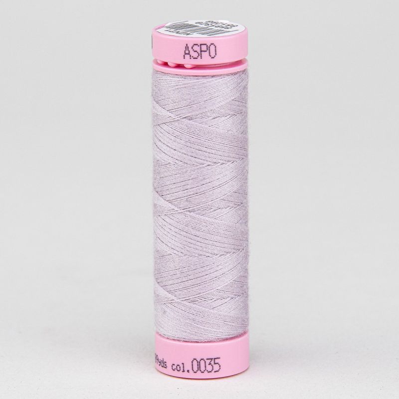 Univerzální šicí nit Amann ASPO 120 polyesterová, světle starofialová 0035, návin 100m