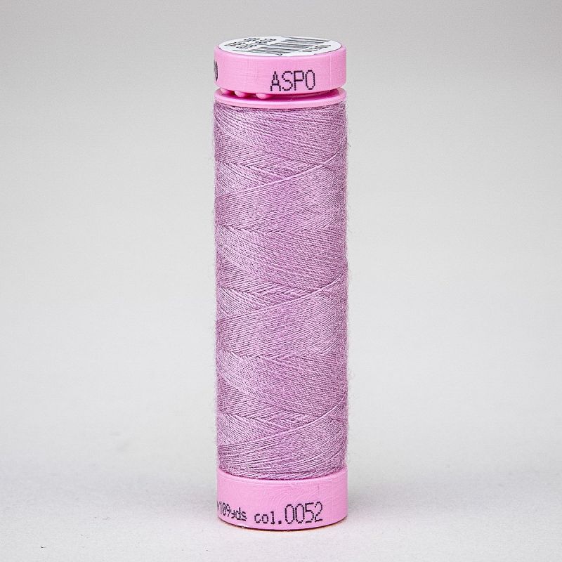 Univerzální šicí nit Amann ASPO 120 polyesterová, růžová 0052, návin 100m 