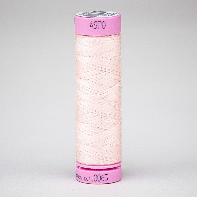 Univerzální šicí nit Amann ASPO 120 polyesterová, světle lososová 0065, návin 100m 