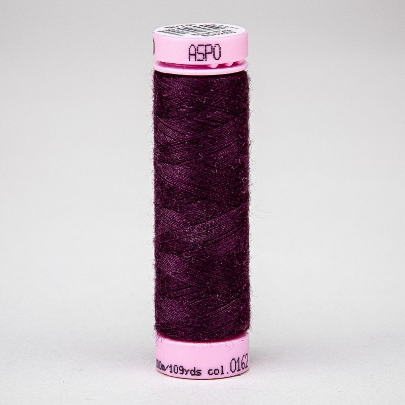 Univerzální šicí nit Amann ASPO 120 polyesterová, švestková vínová 0162, návin 100m 