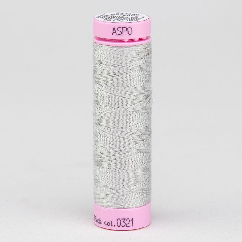Univerzální šicí nit Amann ASPO 120 polyesterová, stříbřitě šedá 0321, návin 100m 