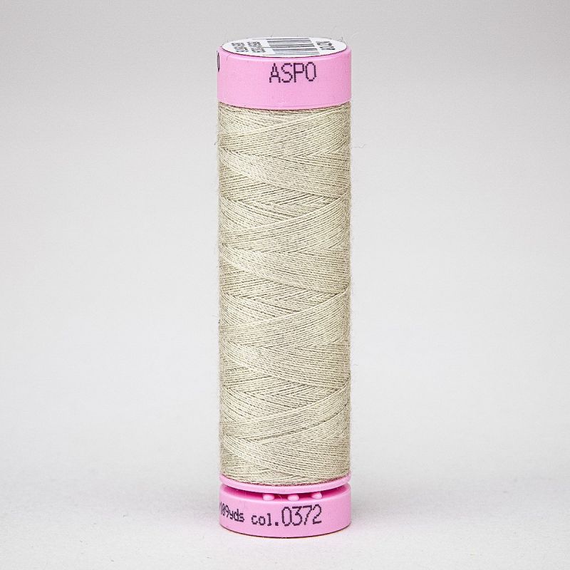 Univerzální šicí nit Amann ASPO 120 polyesterová, popelavá béžová 0372, návin 100m 