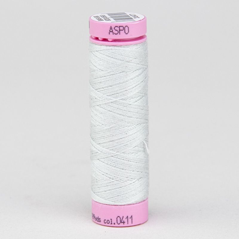 Univerzální šicí nit Amann ASPO 120 polyesterová, bílá kouřová 0411, návin 100m 