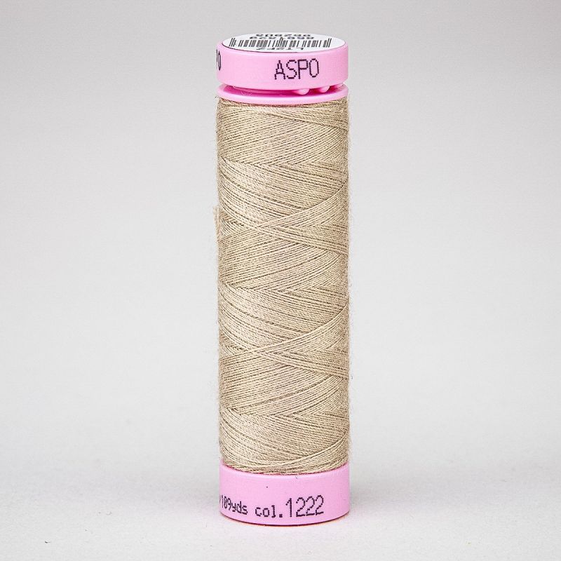 Univerzální šicí nit Amann ASPO 120 polyesterová, lví béžová 1222, návin 100m 