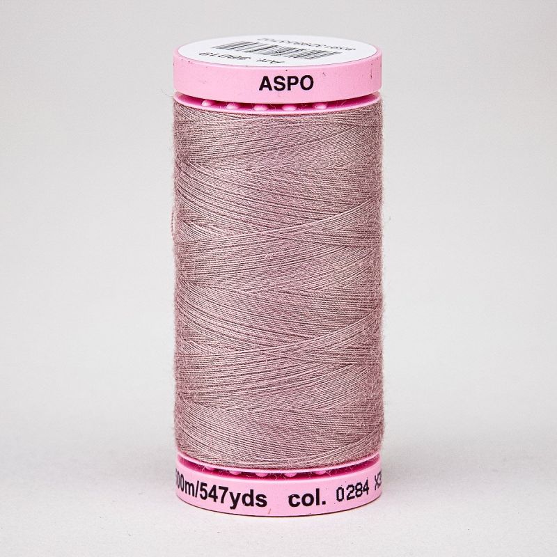 Univerzální šicí nit Amann ASPO 120 polyesterová, starorůžová 0284, návin 500m 