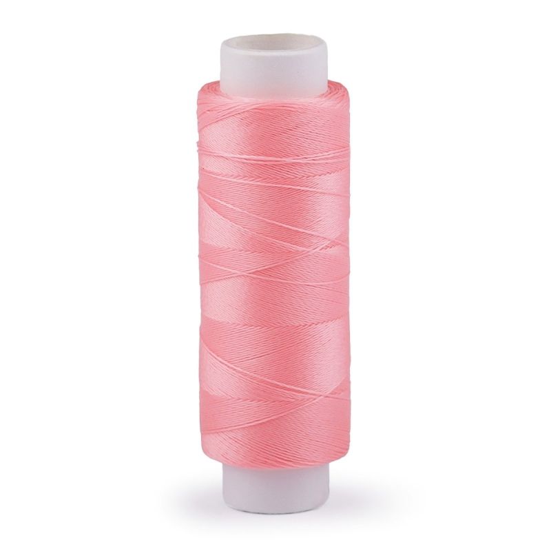 Univerzální šicí / vyšívací nit LUMINA 09 svítící ve tmě, polyesterová, růžová, návin 200m 