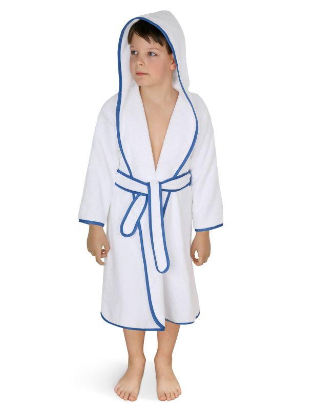 Župan FROTÉ 001/25 bílý, bavlněné froté, dětský (více velikostí)
