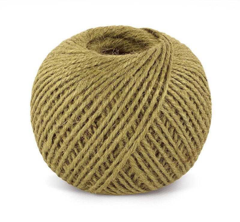 Jutový motouz, špagát OKROVÝ 2524/008, 200g, průměr 1,75mm, návin 130m