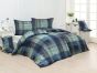 Povlečení Matějovský WILSON, káro, modro-tyrkysová, (více materiálů, rozměrů)