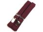 Šle pánské, délka 125cm, šíře 2,5cm, tvar X, bordó, 650254/21