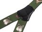 Šle pánské myslivecké ZVĚŘ, délka 120cm, šíře 4cm, tvar Y, zelené, 650370/01