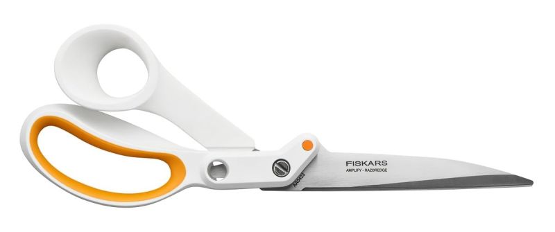 Krejčovské univerzální nůžky FISKARS Amplify 1070082, na silné materiály, délka 25 cm