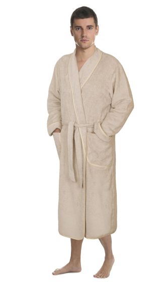 Župan FROTÉ 4825/013 kávový, bavlněné froté, pánský (více velikostí)