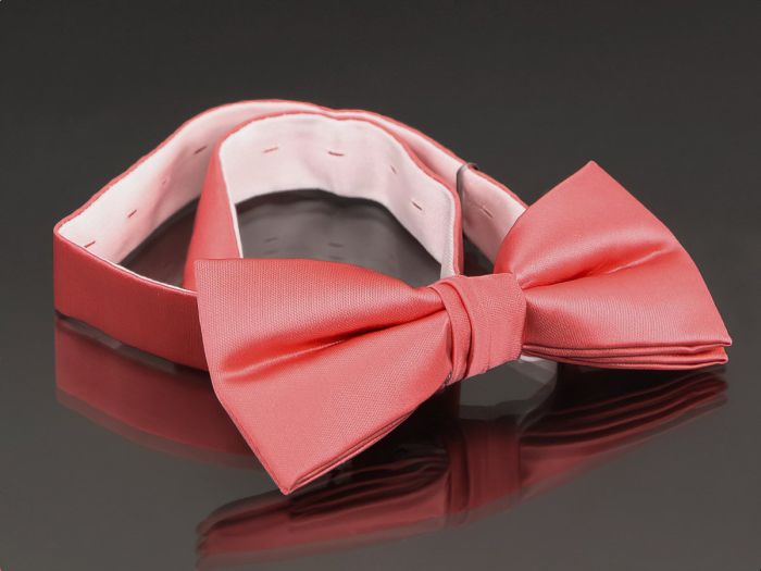 Motýlek pánský AMJ lososový MP021