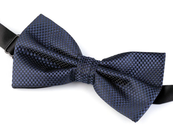 Motýlek pánský 720565/3 modrý kostkovaný vzor