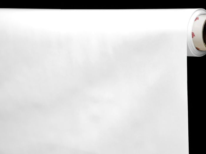 Ubrus PVC s textilním podkladem Uni, bílá, š.140cm (metráž)