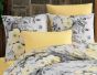 Povlečení ALISA ŽLUTÉ, květy, bavlna hladká, 140x200cm + 70x90cm 
