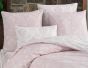 Povlečení ALMINA PUDROVÉ, květiny, bavlna hladká, 140x200cm + 70x90cm