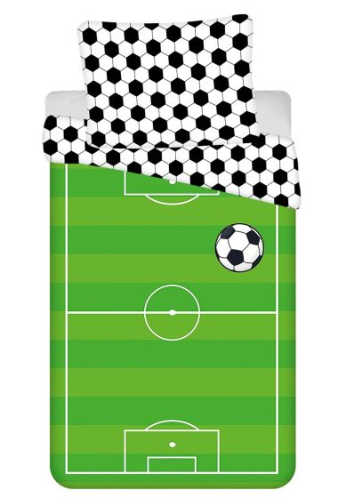 Dětské povlečení FOOTBALL GREEN 02, fototisk, zelené, bavlna hladká, 140x200cm + 70x90cm 