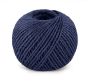 Jutový motouz, špagát MODRÝ 2524/560, 200g, průměr 1,75mm, návin 130m