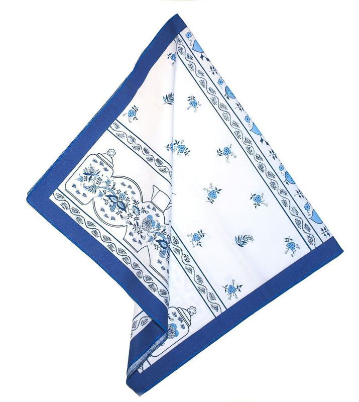 Kuchyňská utěrka CIBULÁK, modrobílá, 40x70cm