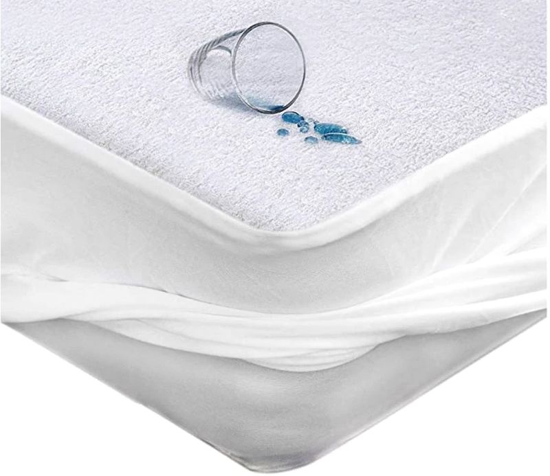 Froté prostěradlo NEPROPUSTNÉ bílé (více rozměrů)